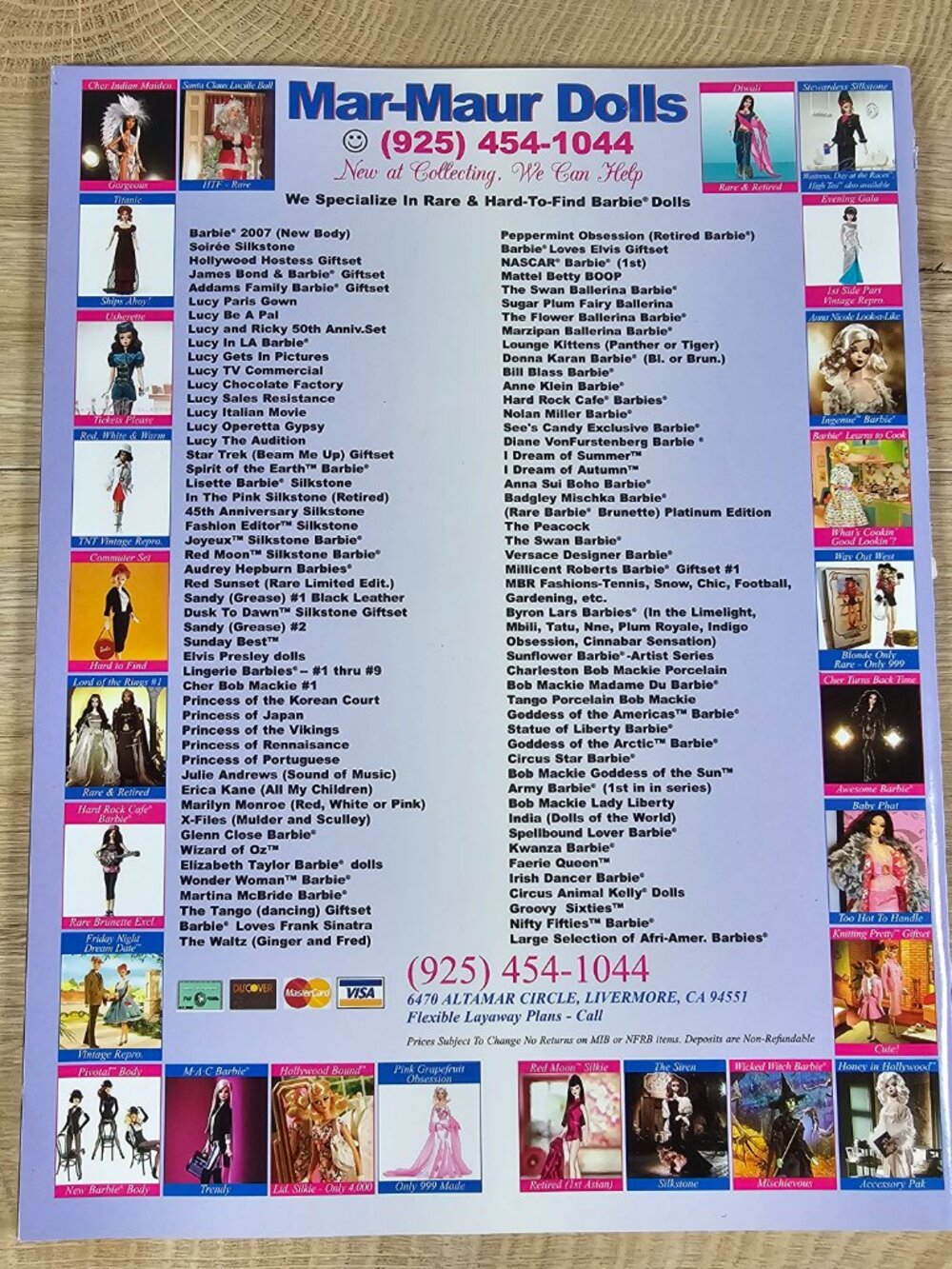 Barbie Collector Magazine Premiere Issue 1959 Ponytail Silkstone Summer 2007 - Picture 5 of 7